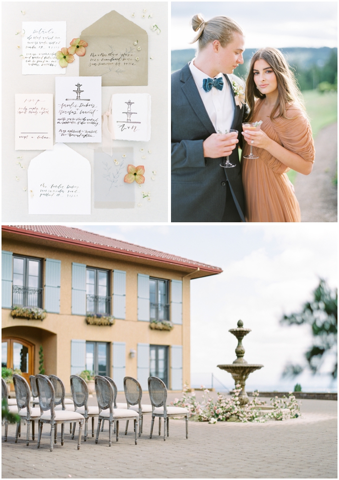 wedding at black walnut inn and vineyard in oregon wine country dundee